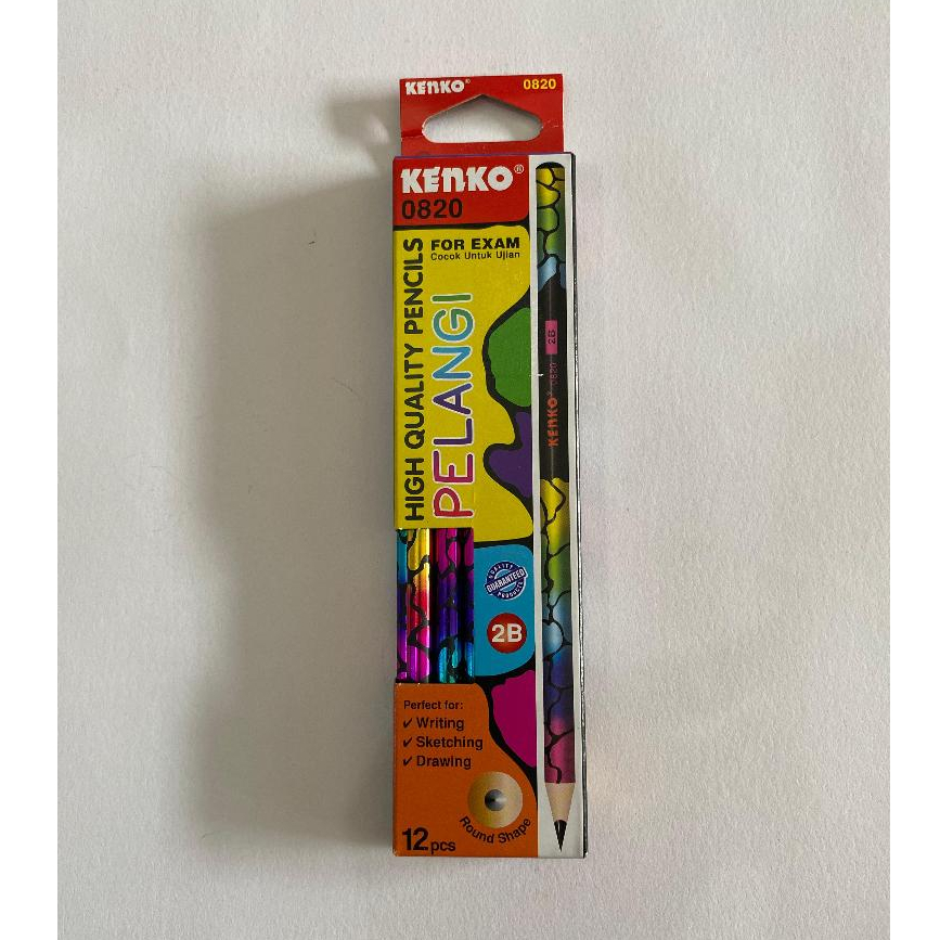 

pensil kenko 2B 0820 pelangi