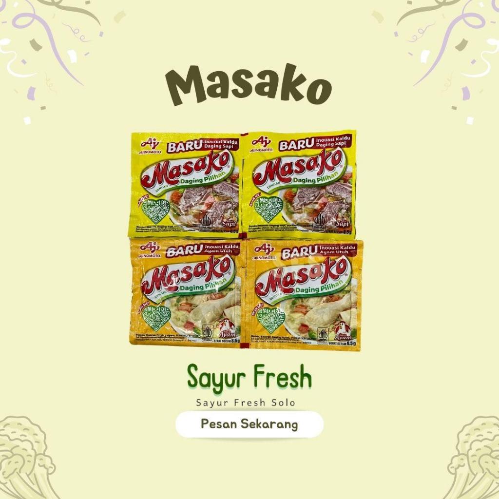 

Masako Penyedap Masakan Rasa Sapi dan Rasa Ayam - Sayur Fresh Solo