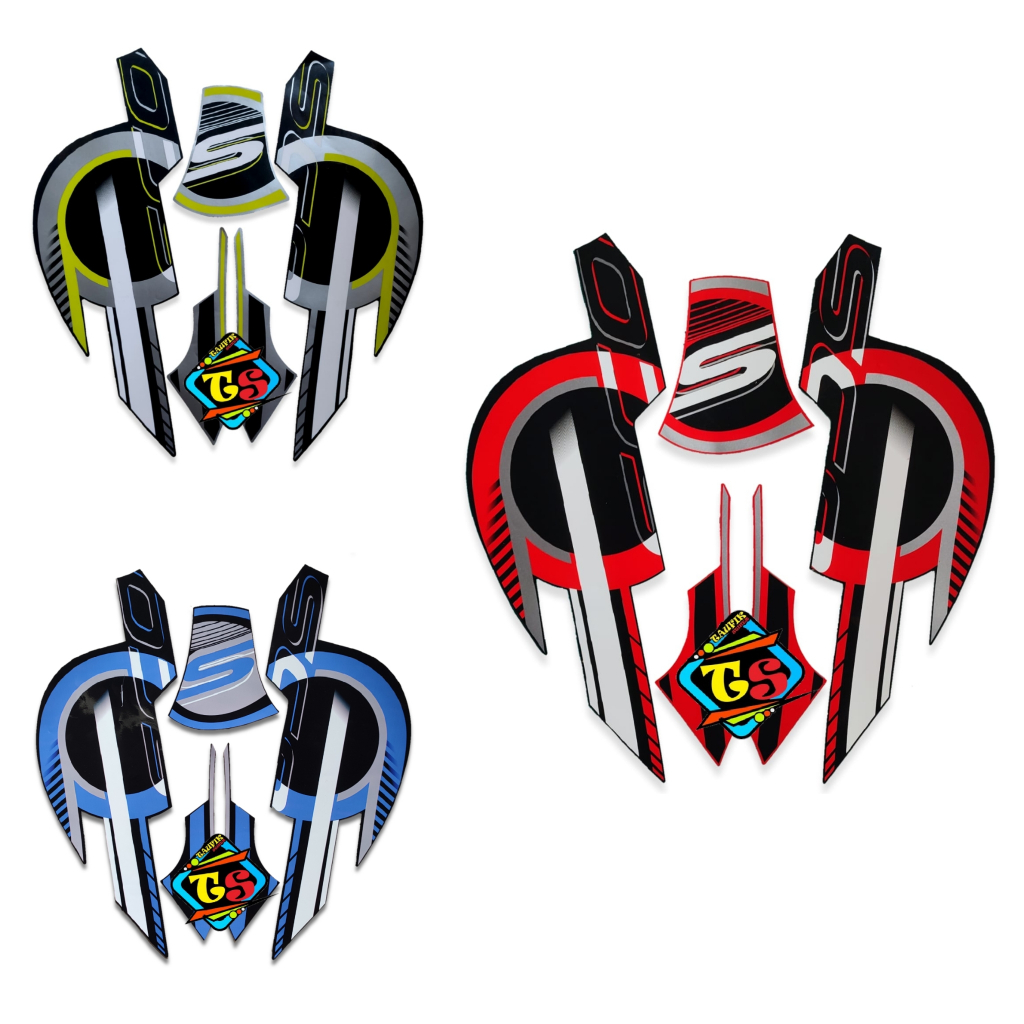 STRIPING LIS BODY MOTOR HONDA SCOOPY SPORTY 2023 SEPASANG STANDAR FULL SET