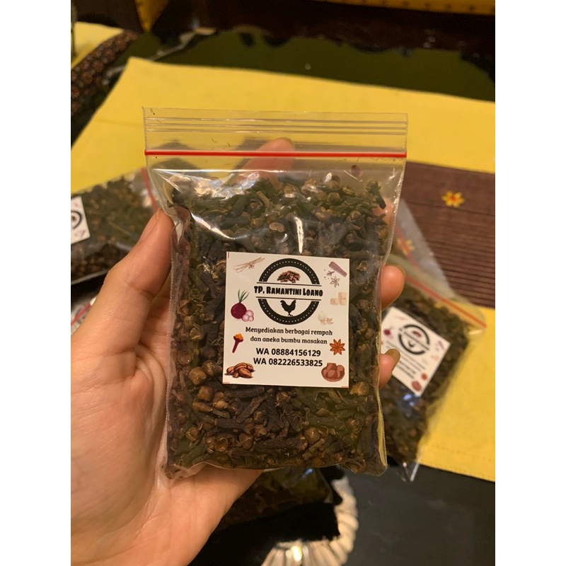 

Cengkeh Jawa asli Orisinil utuh Tanpa Campuran 50gr