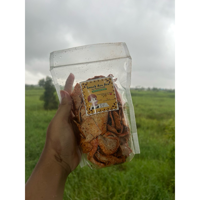 

Snack Ara Ara Basreng Pedas daun jeruk 200gr