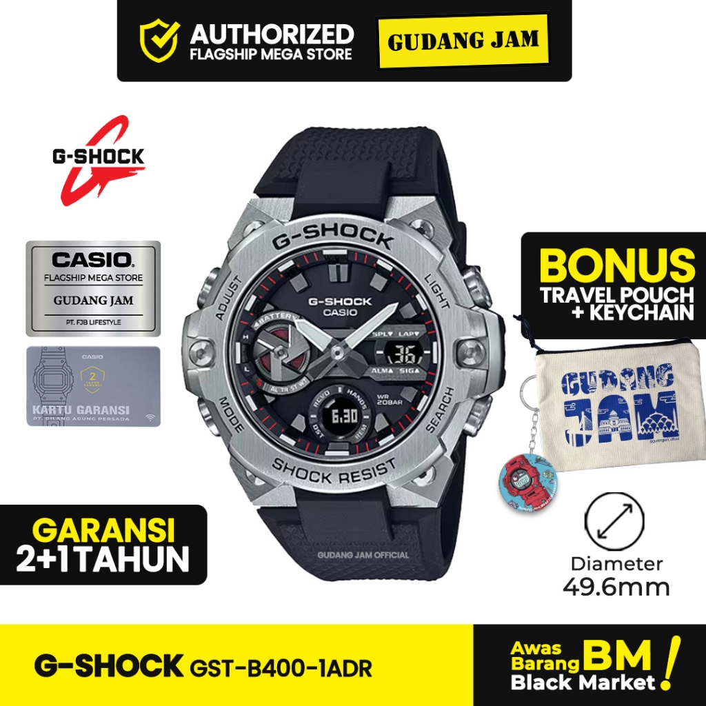 Jam Tangan G-Shock GST-B400-1ADR GST-B400-1A GST-B400 GSTB400 GST B400