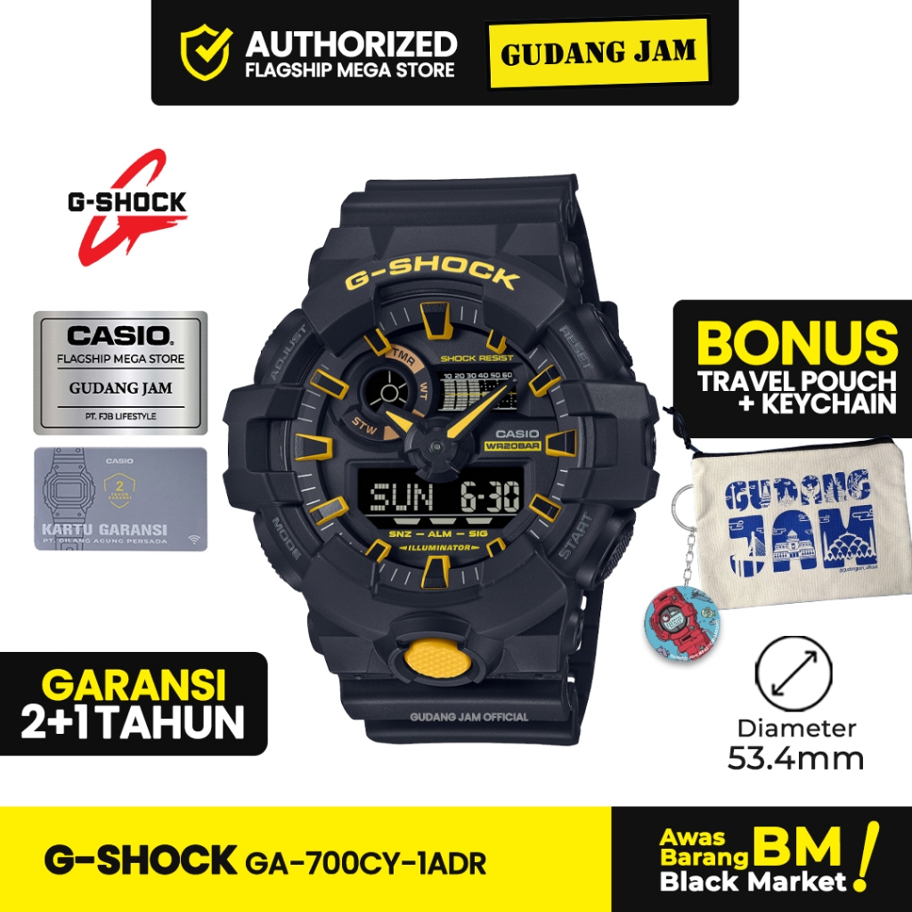 Jam Tangan G-Shock GA-700CY-1ADR GA-700CY GA-700 GA700CY