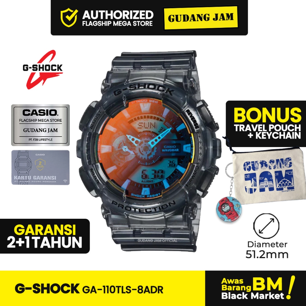 Jam Tangan G-Shock GA-110TLS-8ADR GA-110TLS-8A GA-110TLS GA-110 GA110