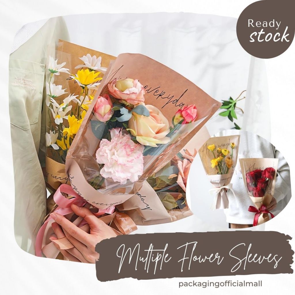 

MULTIPLE FLOWER SLEEVES / KANTONG PLASTIK BUNGA / FLOWER SLEEVE / CORONG BUKET BUNGA / FLORIST SUPPLY