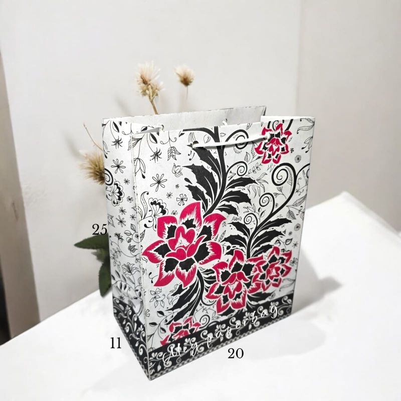 

Paper Bag Bunga Key Premium Uk 20x11x25
