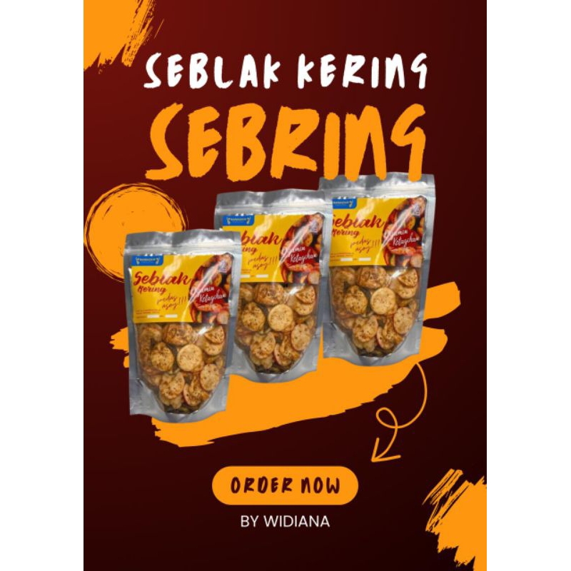 

Keripik Seblak Kering( Sebrings ) Pedas Gurih-BY WIDIANA