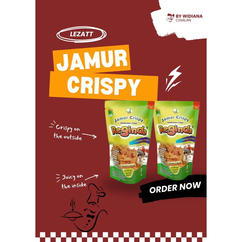 

Lezatt Jamur Crispy Reginda 100gr-BY WIDIANA