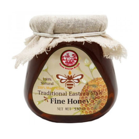 

THREE SHEEPS Natural Traditional Eastern Fine Honey Madu Alami 530 gr