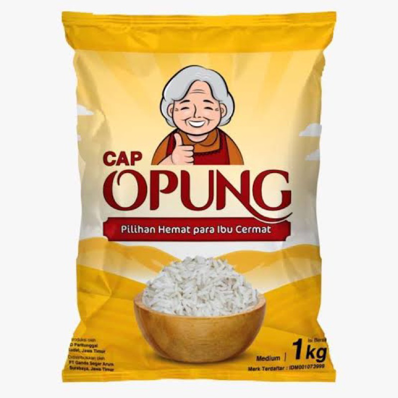 

Beras Opung kemasan 1 KG