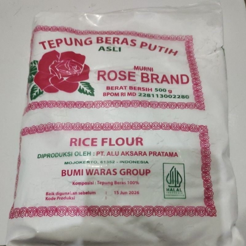 

tepung beras Rose Brand