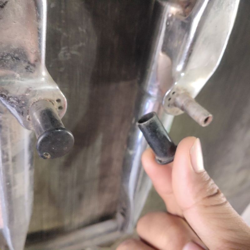 Sepasang tutup pivot rem sepeda V Brake plastik Bmx MTB Seli dll