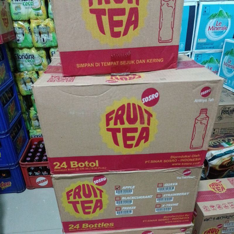 

Fruit Tea 500ml Isi 24 Botol