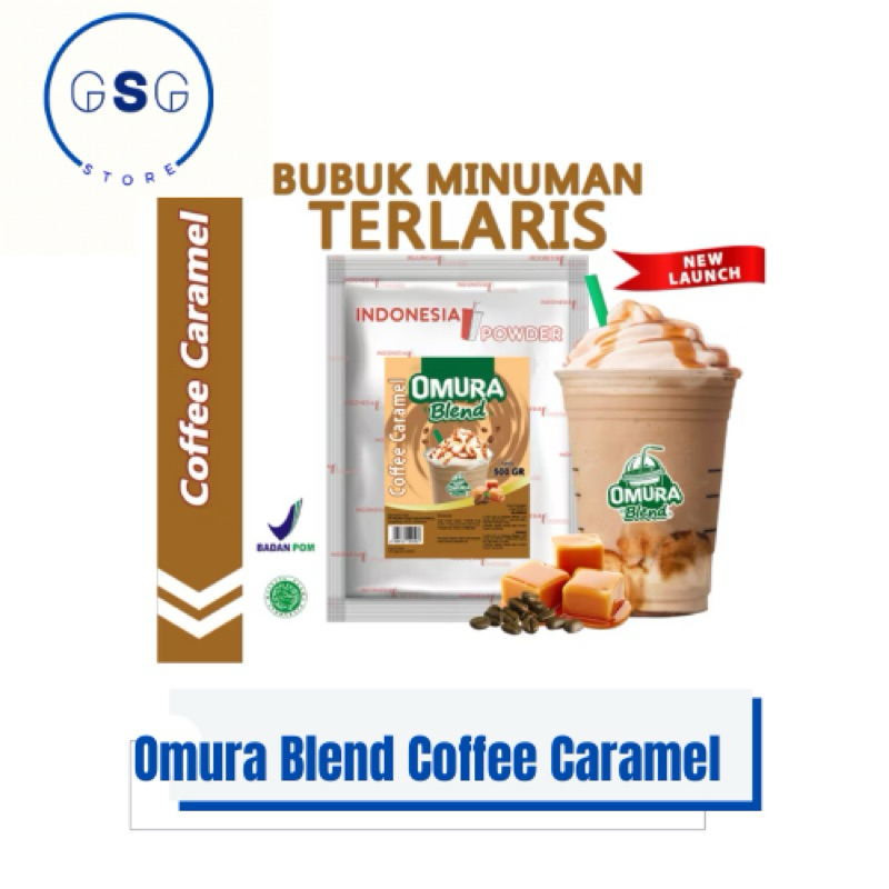 

Omura Blend Rasa Coffee Caramel 500gr / Bubuk Minuman / Powder Minuman / Bubuk Minuman Terlaris / Bubuk Minuman Boba