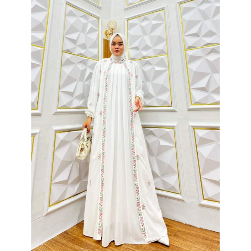 gamis bahan ceruty babydol allsize dan jumbo