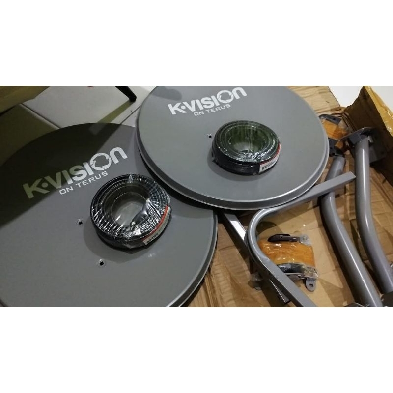 Paket payung parabola digital Kvision, Transvision, Nex Parabola