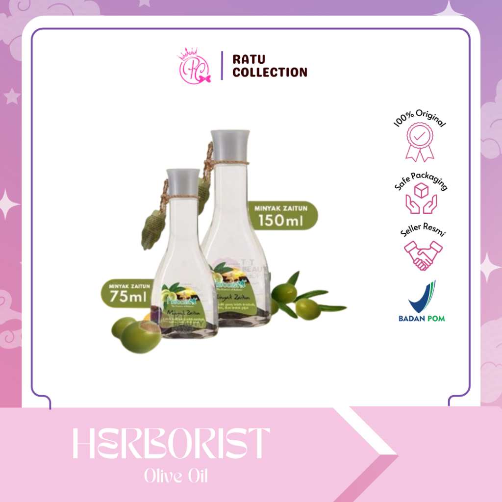 

Herborist Minyak Zaitun-Minyak serbaguna untuk melembabkan kulit, pijat urut dll