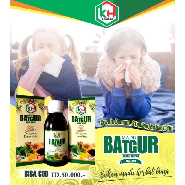 

Madu Batuk Gurah plus Gamat Gold 150gr Khalifah / Madu BatGur / Solusi Mengatasi Batuk Flu dan Gurah original