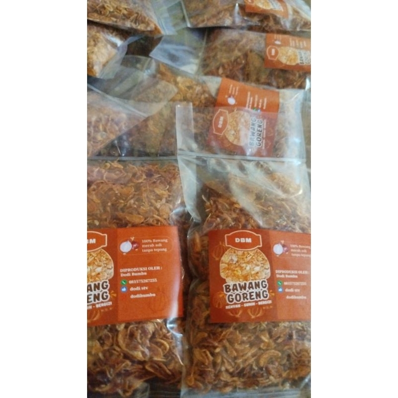 

Brambang goreng murni 100% tanpa tepung