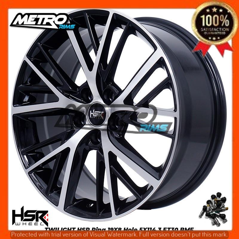 VELG PELEK MOBIL RACING SPORTY HSR TWILIGHT R19 RING 19 UNTUK MOBIL XPANDER CAPTIVA HRV TERIOS DLL