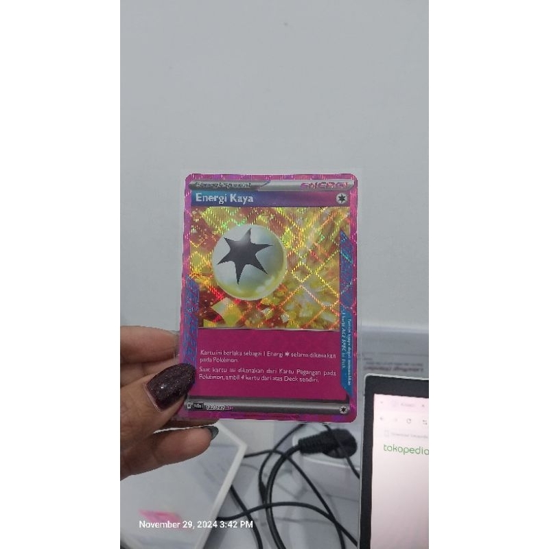 Auction Pokemon IDN SV8s Energi Kaya ACE - Julio