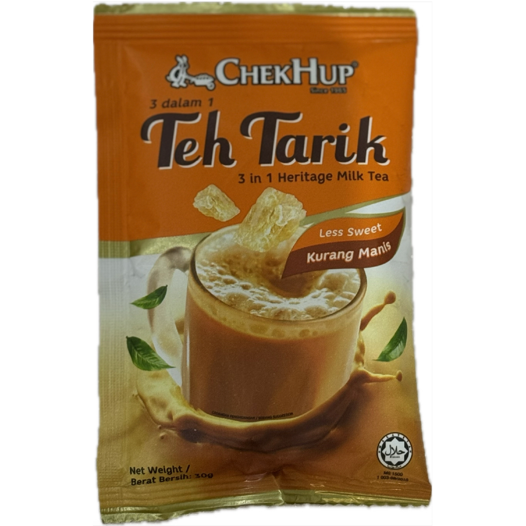 

Chek Hup Teh Tarik Less Sweet (Import Malaysia) 30g/sachet