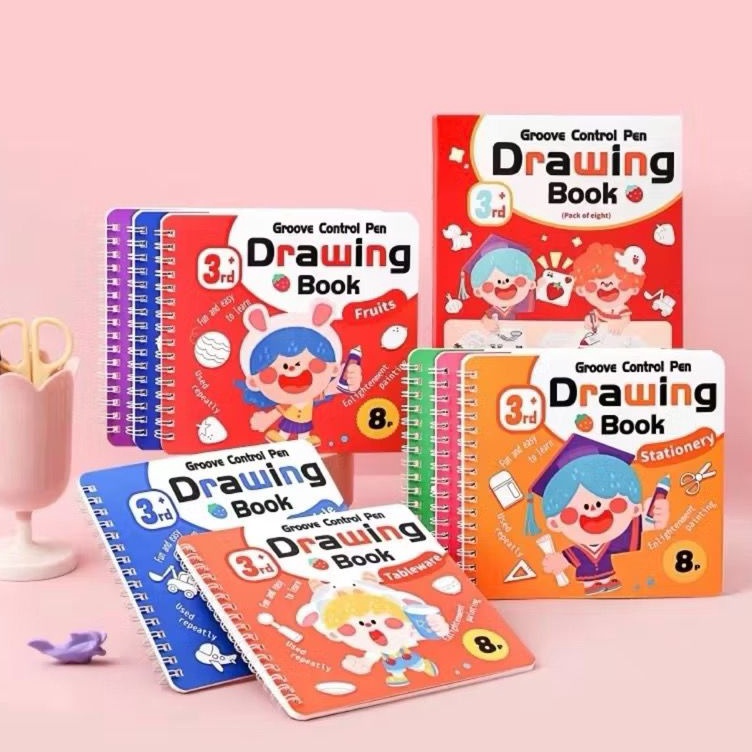 

Produk Ngetrends 4 PCS DRAWING BOOK 1 Paket isi 4 BUKU PULPEN Buku Mewarnai Anak Coloring Book Berbagai Tema Buku Gambar Mewarnai