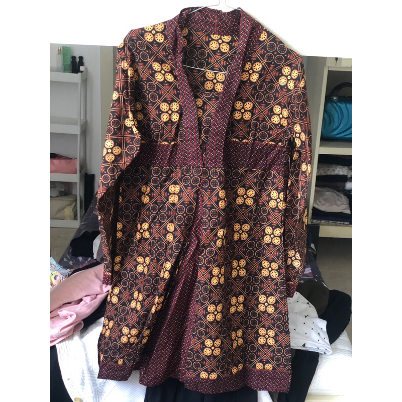 Blus Batik Wanita Lengan Panjang