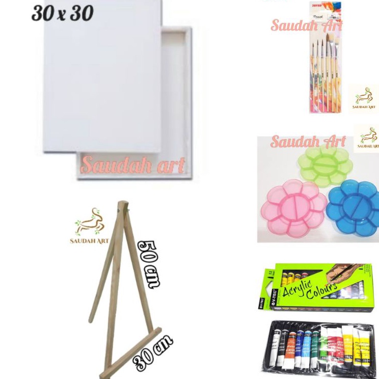 

Update Termurah Paket Lukis Lengkap kanvas 3x3kuaspaletcat akrilikeasel 3x5