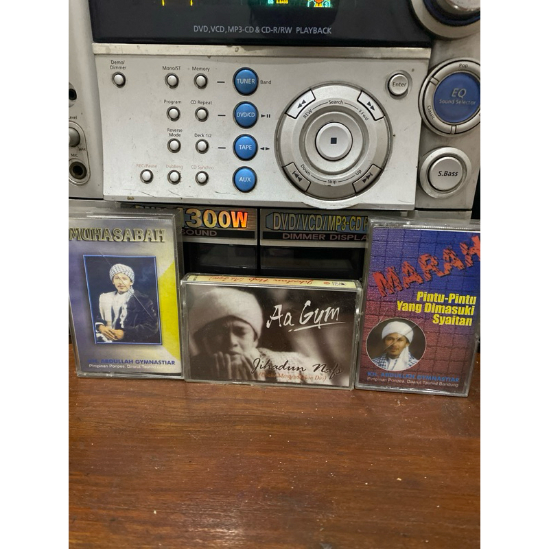 Kaset Ustadz Abdullah Gymnastiar 3 item