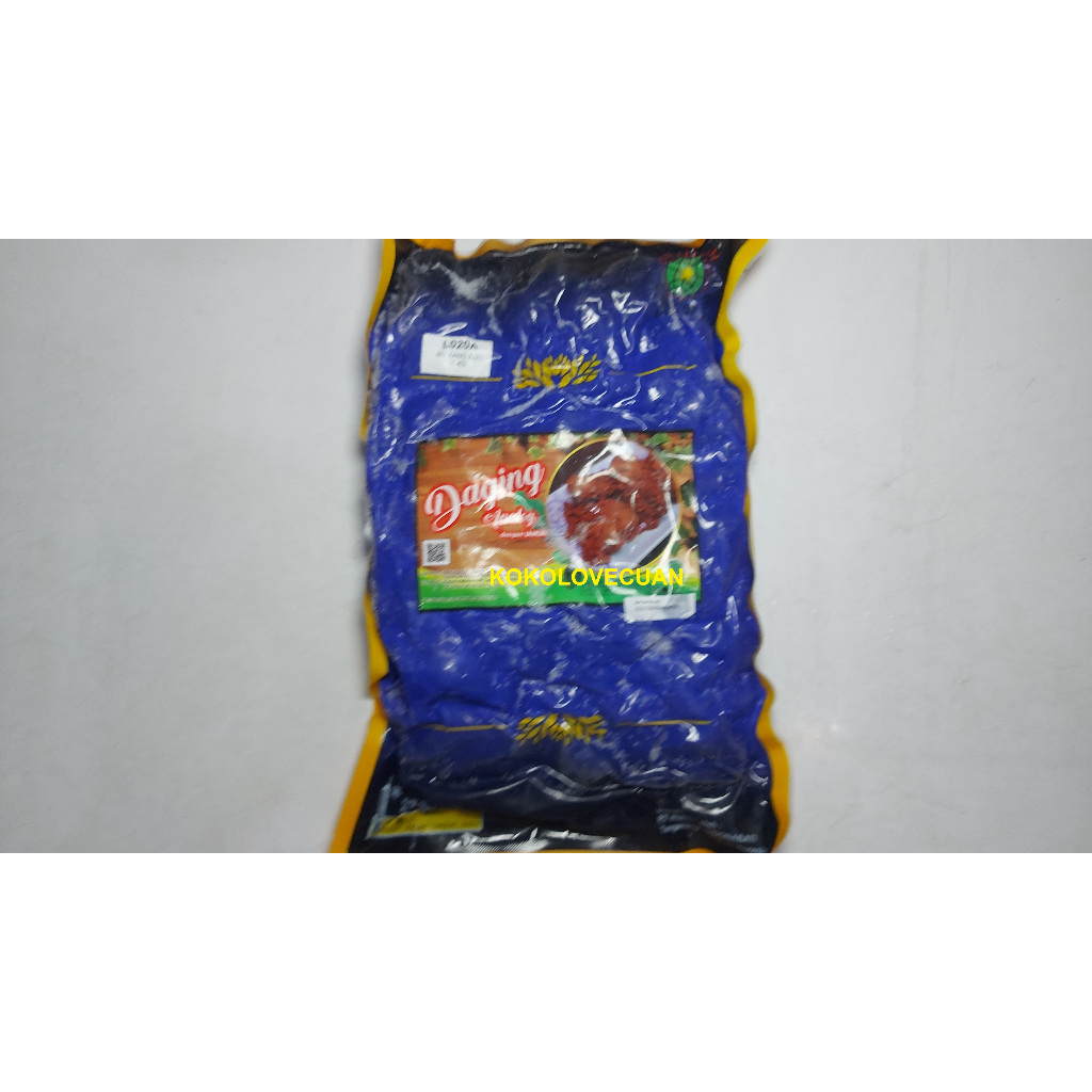 

Vegan Vegetarian Daging rendang 素食 仁当牛肉 protein kacang kedelai frozen food healthy plant based veggie natural herbivore no preservative made in Indonesia BPOM