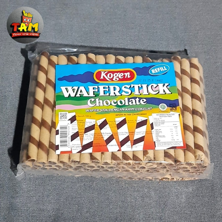 

KOGEN Astor Cokelat Wafer Stick Chocolate Refill 500 Gram - Tam Snack