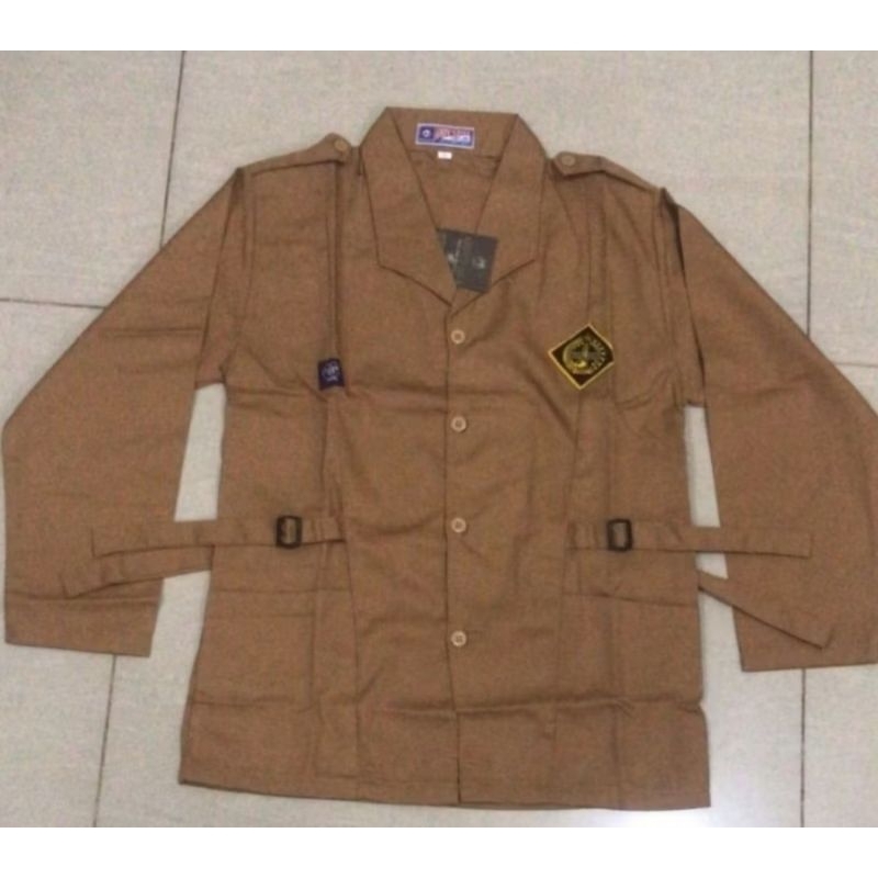 BAJU PRAMUKA BATA LENGAN PANJANG PUTRI SMP
