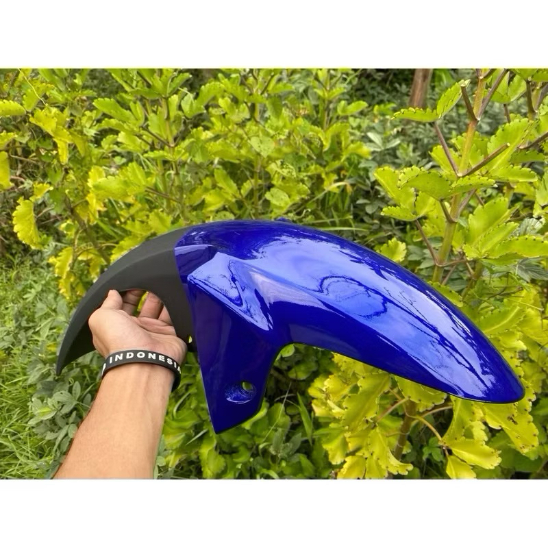 Selebor Depan Spakbor Slebor Depan R15 CB GL Megapro Tiger Ninja RR warna biru