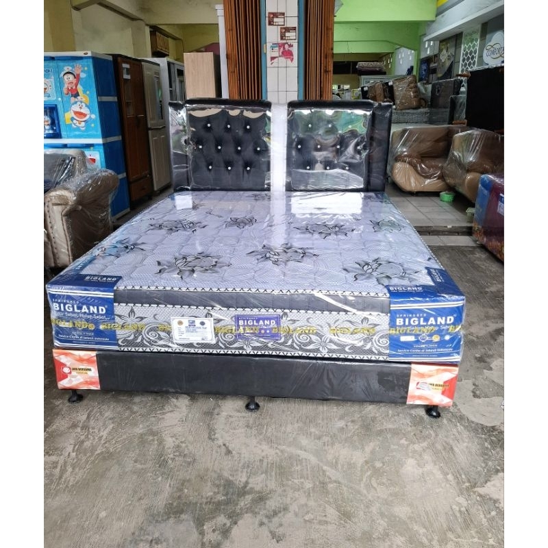 kasur springbed plushtop sprinbet kasur Bigland no 1 180x200 / no 2 160x200/ no 3 120x200 tipe New D