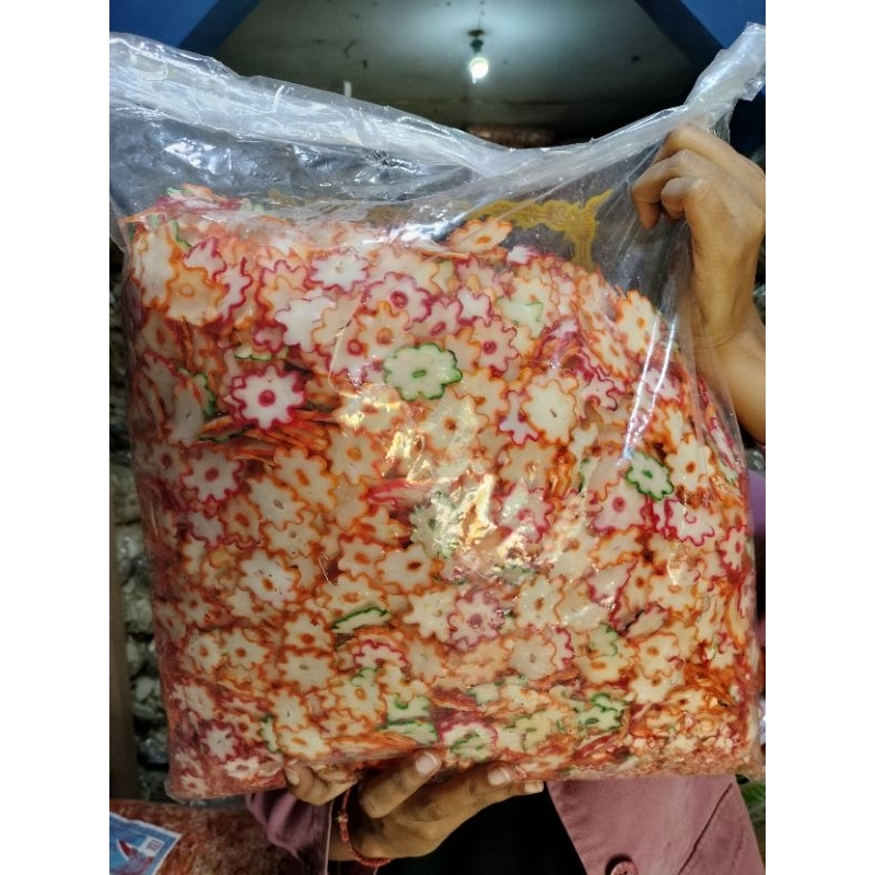 

KERUPUK BINTANG sebal 4 kg topping seblak