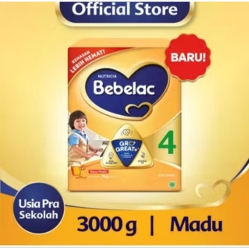 

BEBELAC 4 PRASCHOOL MADU VANILLA ORIGINAL 1800gr