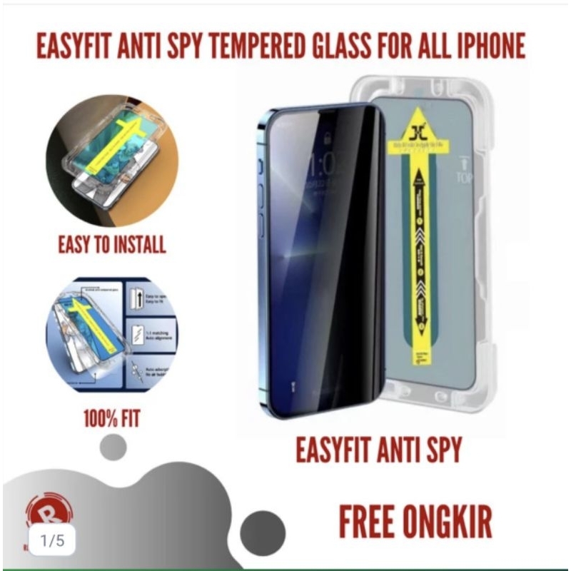 Tempered Glass Easy fit All iPhone
