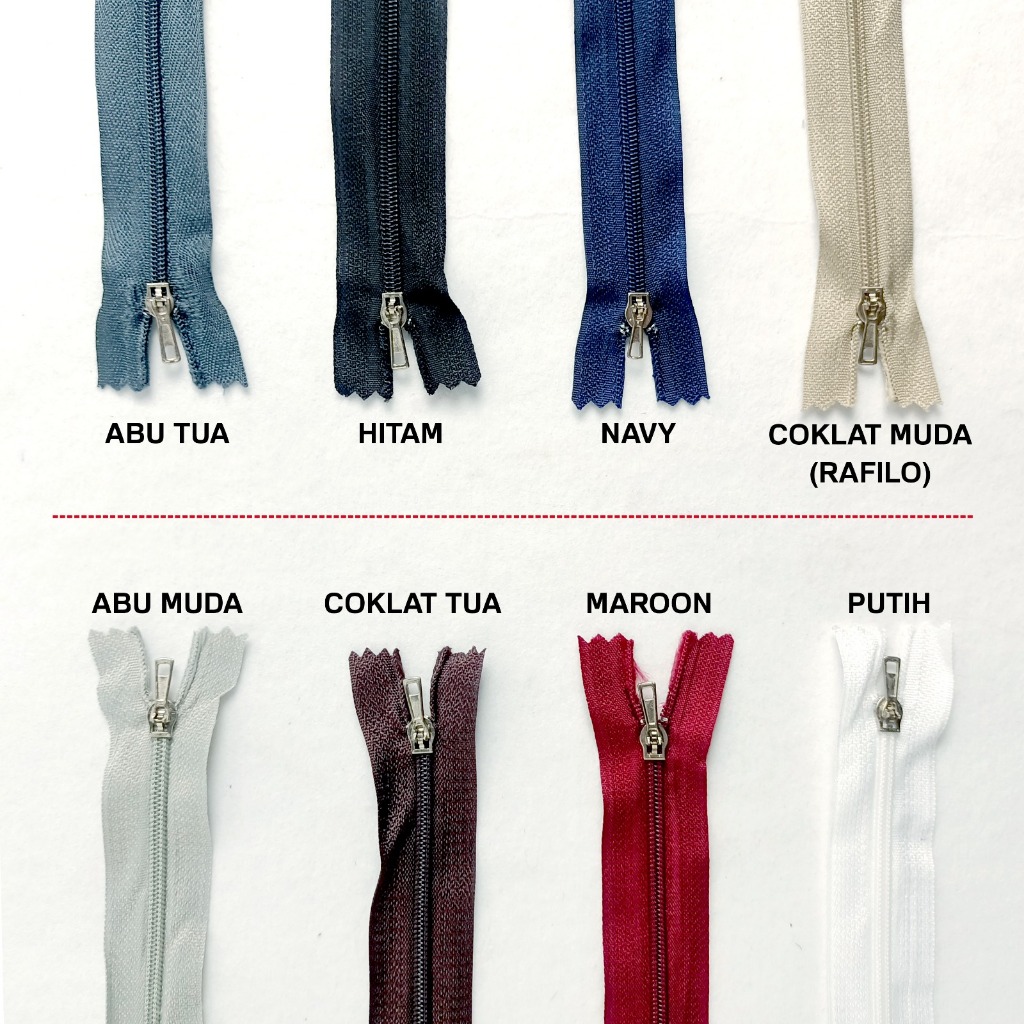 RESLETING CELANA | RESLETING SAKU DM 5 INCH (12.5 cm) @10 LUSIN