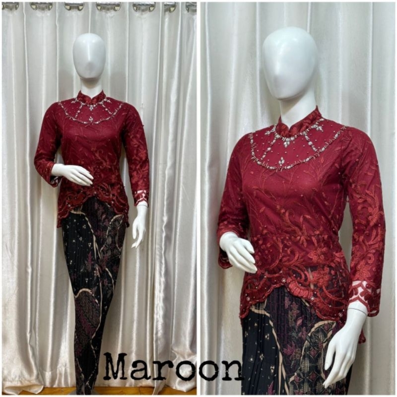 KEBAYA AUREL/KEBAYA TILE PENDEK/KEBAYA WISUDA/KEBAYA KONDANGAN/KEBAYA FORMAL MODERN