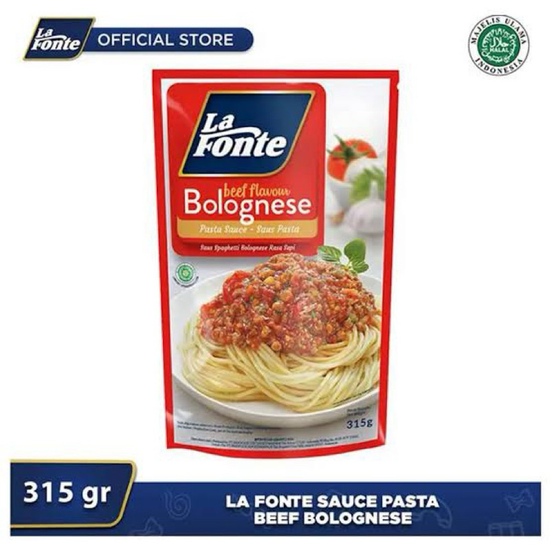 

La Fonte Beef Flavored Bolognese Pasta Sauce - 315gr