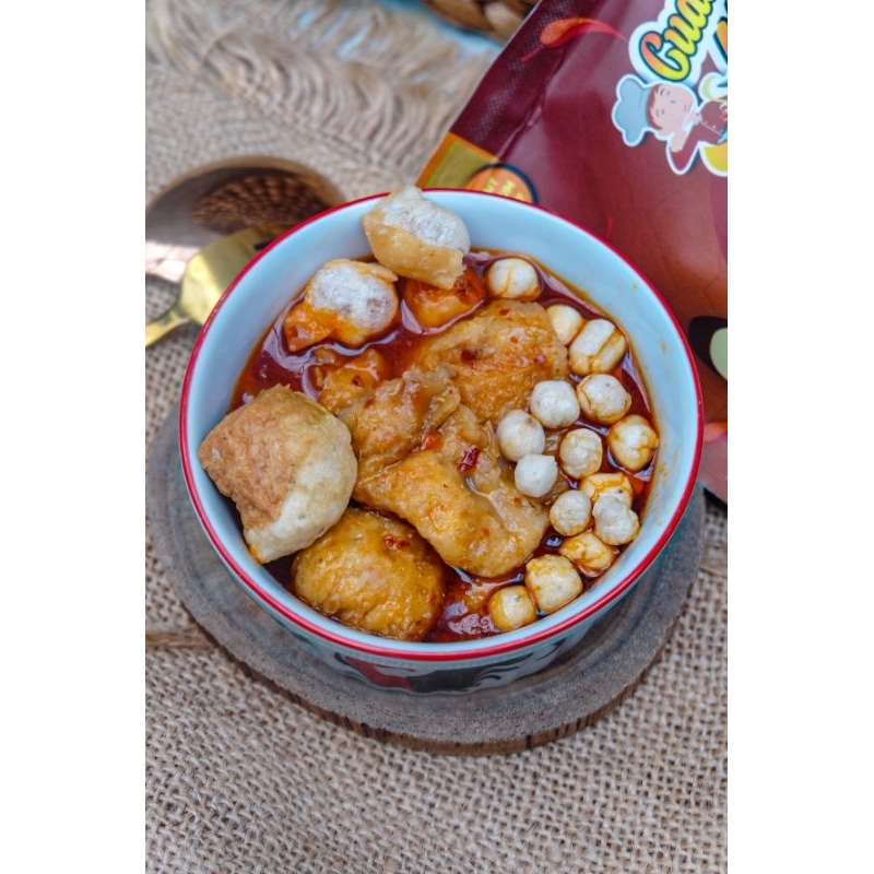 

Baso aci cuanki mix sambel geprek