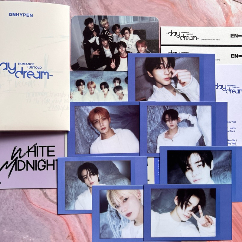 [READY STOCK] OFFICIAL PHOTOCARD POLAROID WEVERSE ALBUM ROMANCE UNTOLD DAYDREAM ENHYPEN JUNGWON HEES