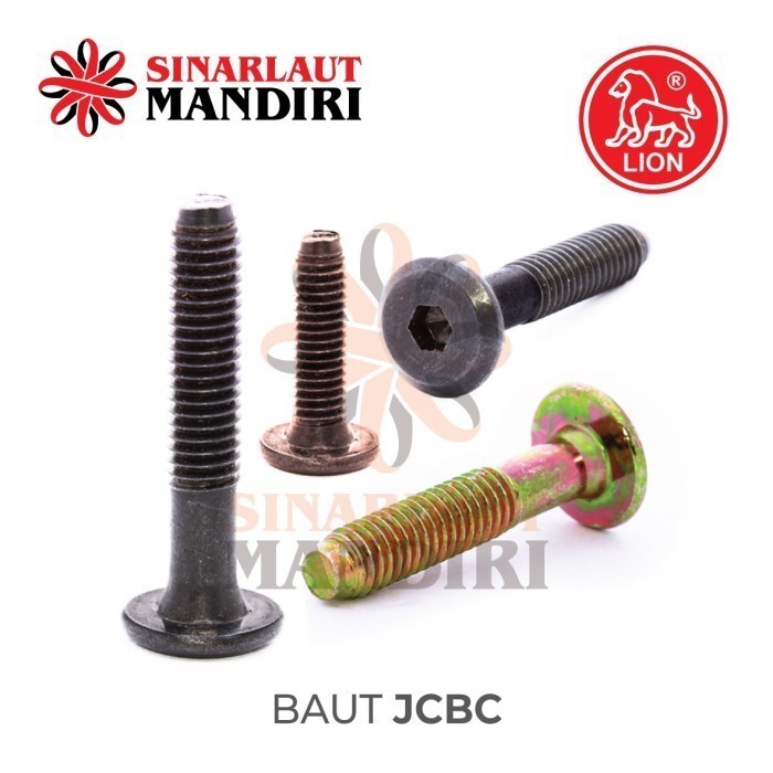 Baut JCBC Kuning / JCBC Bolt M 6 x 40 "ECER"