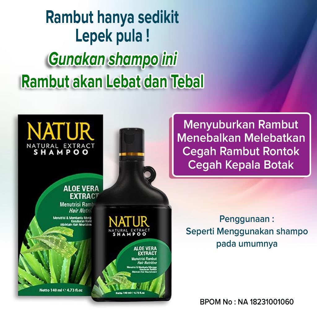Best Seller sampo Penyubur Pelebat Rambut Nutrisi rambut tipis rontok cegah botak menjadikan rambut 