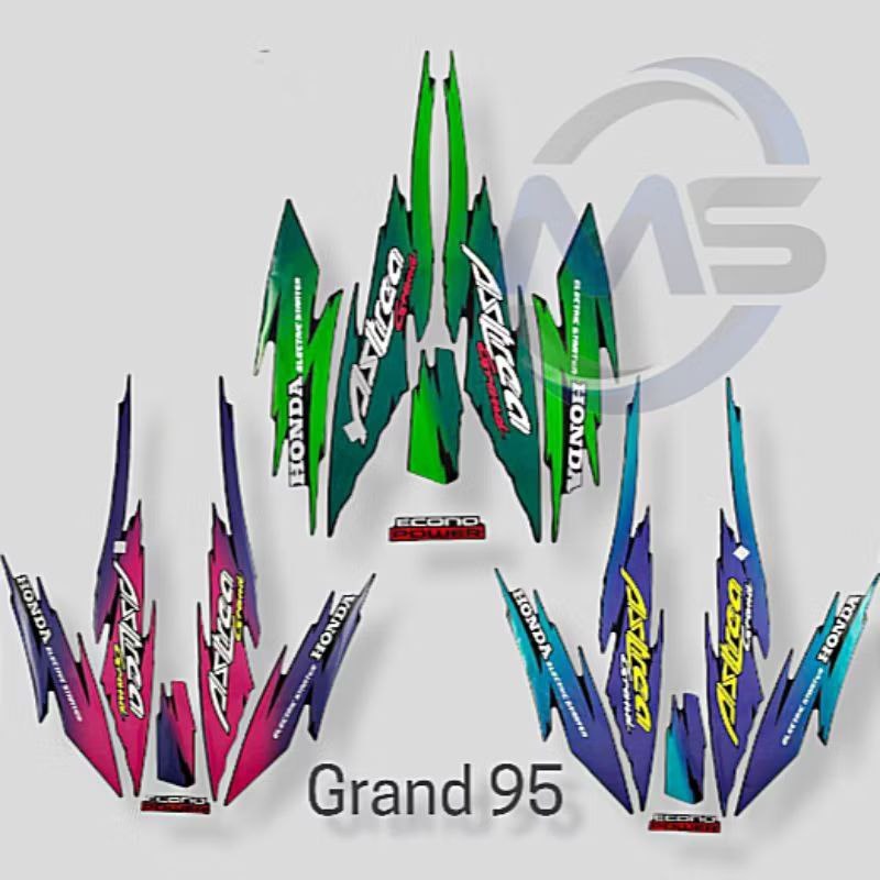 Stiker Striping Motor Honda Astrea Grand 95 Sticker Lis Body Berkualitas
