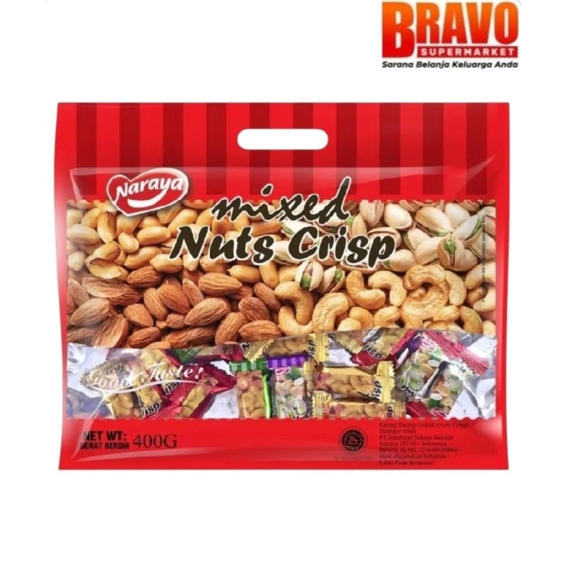 

Naraya Mixed Nuts crisp 400g