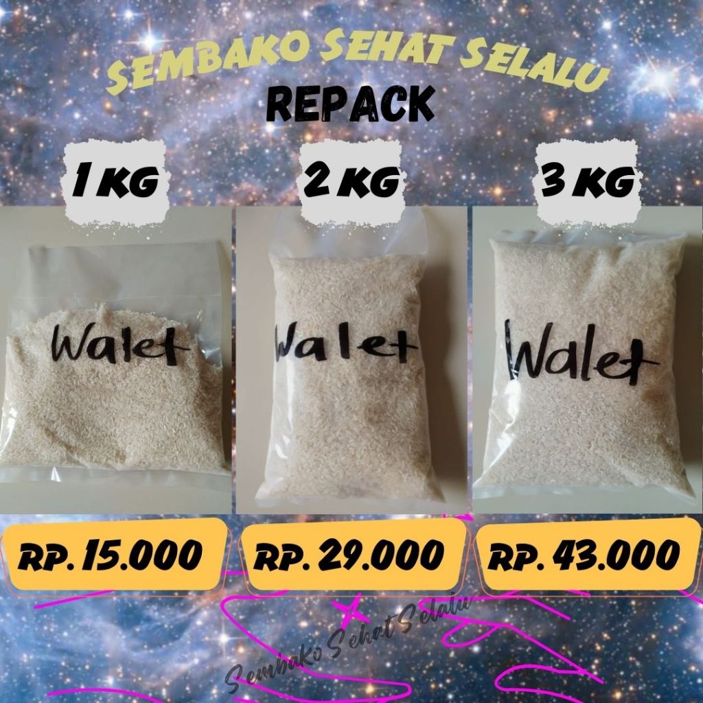 

Beras Burung Walet Ramos (REPACK)