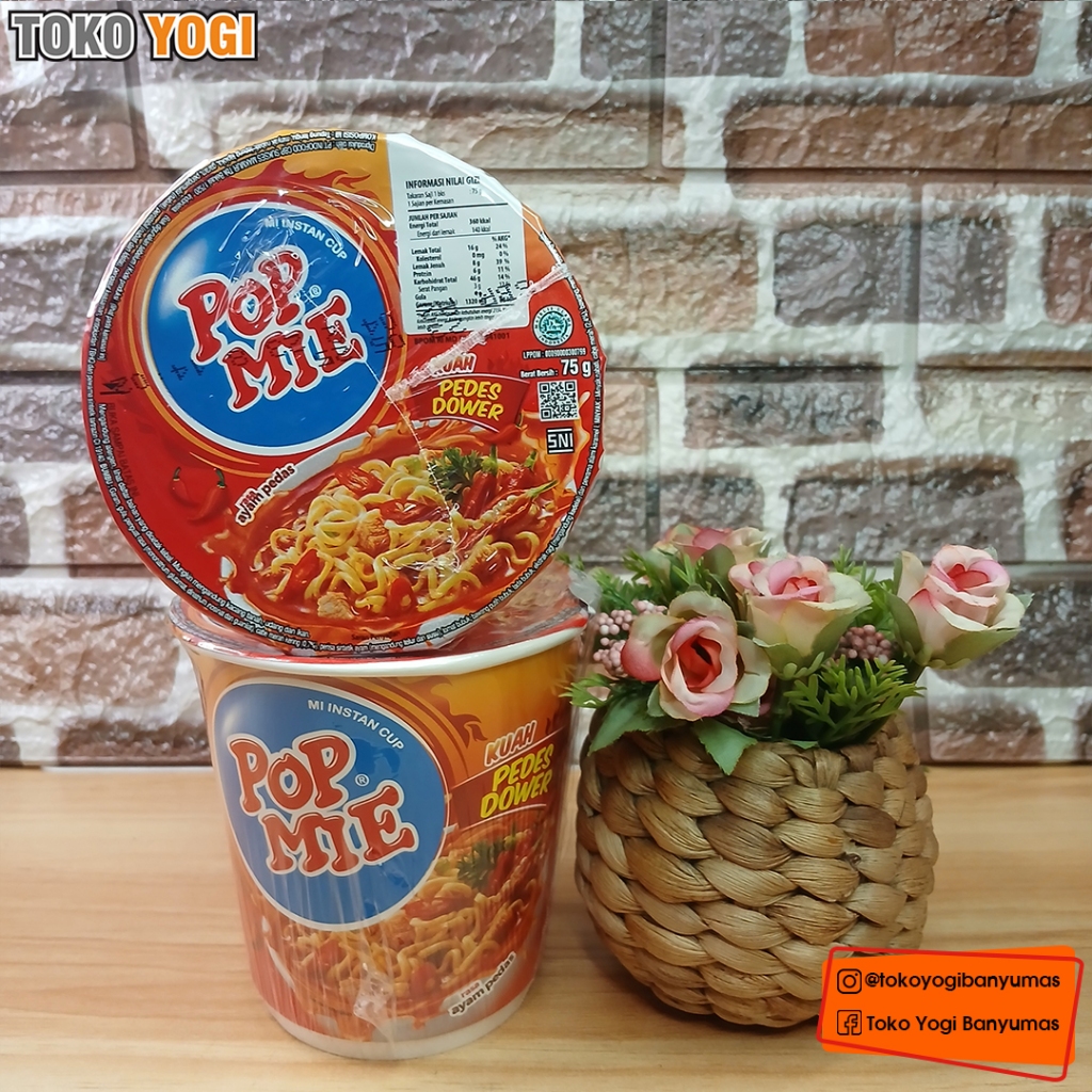 

POP MIE KUAH PEDES DOWER 75g