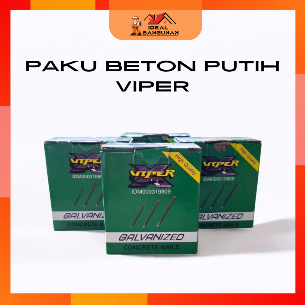 [READY] PAKU BETON PUTIH VIPER SEMUA UKURAN, 1 1/4", 1 1/2", 2", 2 1/2" | PAKU BETON | PAKU | PAKU B